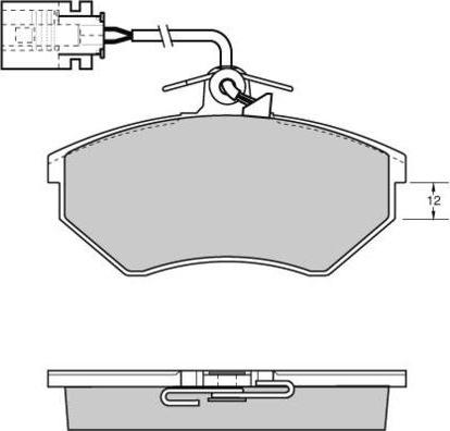 E.T.F. 12-0638 - Komplet Pločica, disk-kočnica www.molydon.hr