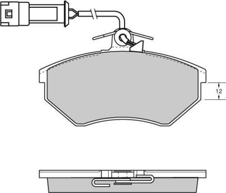 E.T.F. 12-0637 - Komplet Pločica, disk-kočnica www.molydon.hr