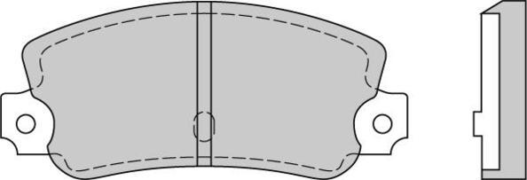 E.T.F. 12-0074 - Komplet Pločica, disk-kočnica www.molydon.hr