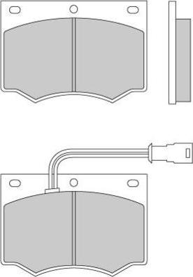 BOSCH 986467920 - Komplet Pločica, disk-kočnica www.molydon.hr