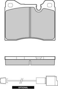 E.T.F. 12-0221 - Komplet Pločica, disk-kočnica www.molydon.hr