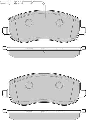 TRW Engine Component GDB1820 - Komplet Pločica, disk-kočnica www.molydon.hr