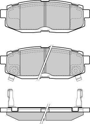 TOYOTA SU003-10628 - Komplet Pločica, disk-kočnica www.molydon.hr