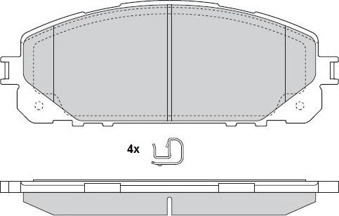 E.T.F. 12-1594 - Komplet Pločica, disk-kočnica www.molydon.hr