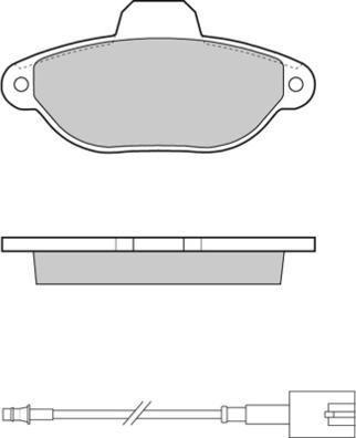 E.T.F. 12-1326 - Komplet Pločica, disk-kočnica www.molydon.hr