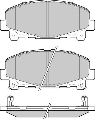 HELLA T1762 - Komplet Pločica, disk-kočnica www.molydon.hr