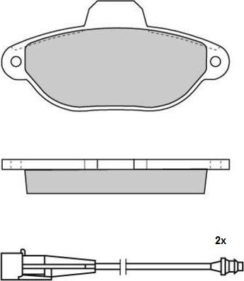 GMC 2143609 - Komplet Pločica, disk-kočnica www.molydon.hr