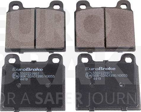 Eurobrake 5502229907 - Komplet Pločica, disk-kočnica www.molydon.hr