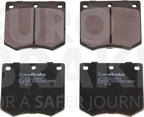 Eurobrake 5502229923 - Komplet Pločica, disk-kočnica www.molydon.hr