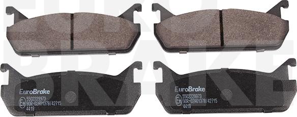 Eurobrake 5502229973 - Komplet Pločica, disk-kočnica www.molydon.hr