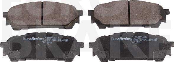 Eurobrake 5502224417 - Komplet Pločica, disk-kočnica www.molydon.hr