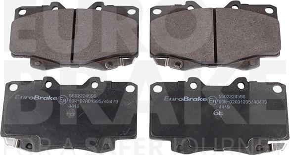 Eurobrake 5502224596 - Komplet Pločica, disk-kočnica www.molydon.hr