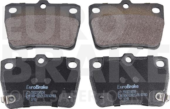 Eurobrake 5502224556 - Komplet Pločica, disk-kočnica www.molydon.hr