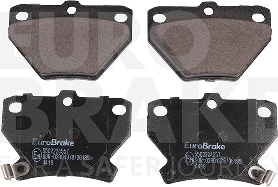 Eurobrake 5502224557 - Komplet Pločica, disk-kočnica www.molydon.hr