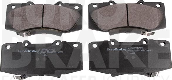 Eurobrake 55022245100 - Komplet Pločica, disk-kočnica www.molydon.hr