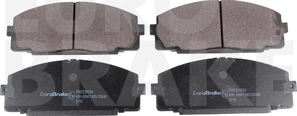 Eurobrake 5502224534 - Komplet Pločica, disk-kočnica www.molydon.hr