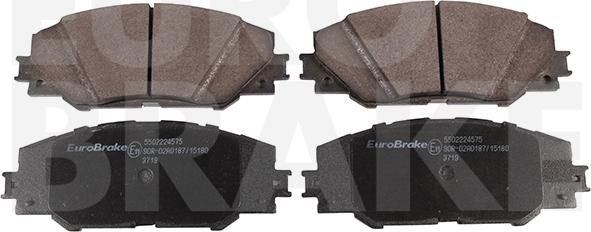 Eurobrake 5502224575 - Komplet Pločica, disk-kočnica www.molydon.hr