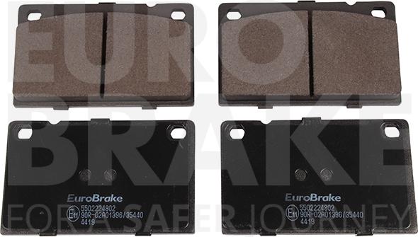 Eurobrake 5502224802 - Komplet Pločica, disk-kočnica www.molydon.hr