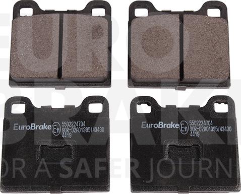 Eurobrake 5502224704 - Komplet Pločica, disk-kočnica www.molydon.hr