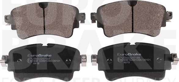 Eurobrake 55022247148 - Komplet Pločica, disk-kočnica www.molydon.hr