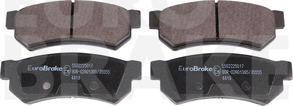 Eurobrake 5502225017 - Komplet Pločica, disk-kočnica www.molydon.hr