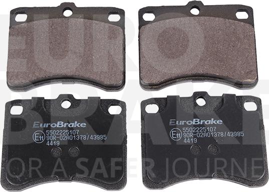 Eurobrake 5502225107 - Komplet Pločica, disk-kočnica www.molydon.hr