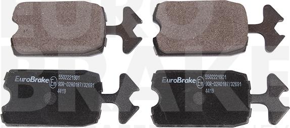 Eurobrake 5502221901 - Komplet Pločica, disk-kočnica www.molydon.hr