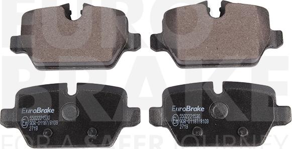 Eurobrake 5502221530 - Komplet Pločica, disk-kočnica www.molydon.hr