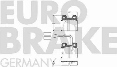 Eurobrake 5502221006 - Komplet Pločica, disk-kočnica www.molydon.hr