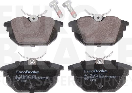 Eurobrake 5502221019 - Komplet Pločica, disk-kočnica www.molydon.hr