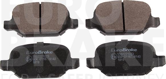 Eurobrake 5502221023 - Komplet Pločica, disk-kočnica www.molydon.hr