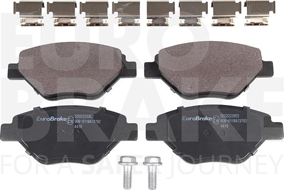 Eurobrake 5502223952 - Komplet Pločica, disk-kočnica www.molydon.hr