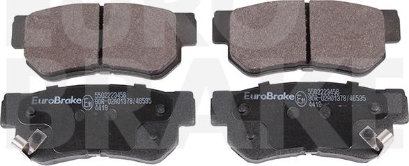 Eurobrake 5502223456 - Komplet Pločica, disk-kočnica www.molydon.hr