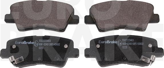 Eurobrake 5502223463 - Komplet Pločica, disk-kočnica www.molydon.hr