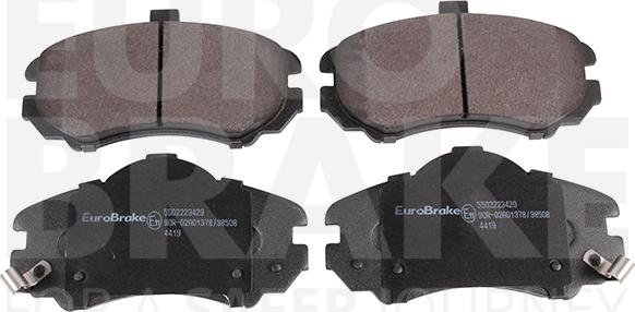 Eurobrake 5502223429 - Komplet Pločica, disk-kočnica www.molydon.hr