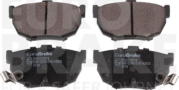 Eurobrake 5502223518 - Komplet Pločica, disk-kočnica www.molydon.hr