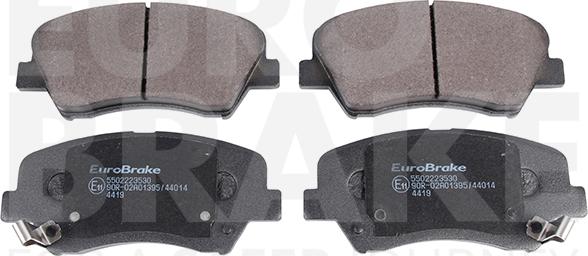 Eurobrake 5502223530 - Komplet Pločica, disk-kočnica www.molydon.hr