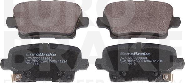 Eurobrake 5502223663 - Komplet Pločica, disk-kočnica www.molydon.hr