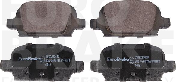 Eurobrake 5502223630 - Komplet Pločica, disk-kočnica www.molydon.hr