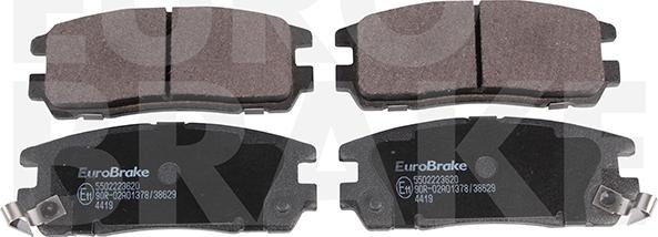 Eurobrake 5502223620 - Komplet Pločica, disk-kočnica www.molydon.hr