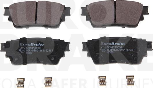 Eurobrake 5502223038 - Komplet Pločica, disk-kočnica www.molydon.hr