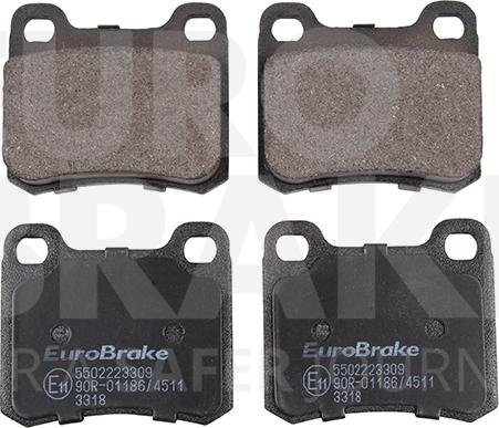 Eurobrake 5502223309 - Komplet Pločica, disk-kočnica www.molydon.hr