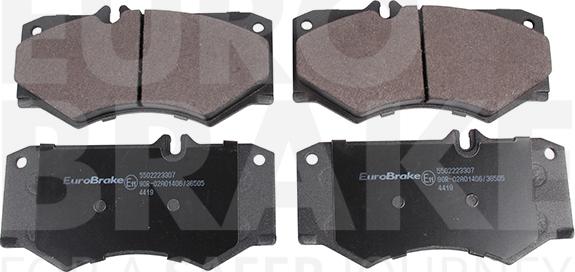 Eurobrake 5502223307 - Komplet Pločica, disk-kočnica www.molydon.hr