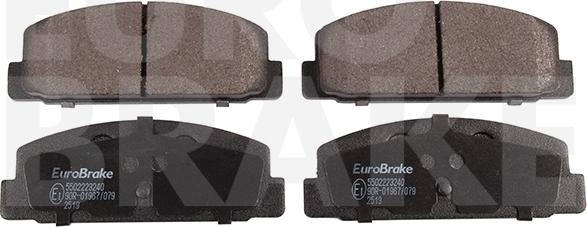 Eurobrake 5502223240 - Komplet Pločica, disk-kočnica www.molydon.hr