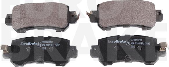 Eurobrake 5502223263 - Komplet Pločica, disk-kočnica www.molydon.hr