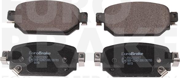 Eurobrake 5502223267 - Komplet Pločica, disk-kočnica www.molydon.hr