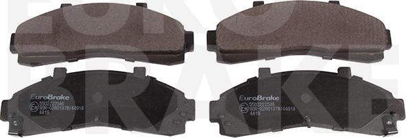 Eurobrake 5502222546 - Komplet Pločica, disk-kočnica www.molydon.hr