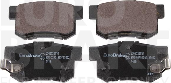 Eurobrake 5502222651 - Komplet Pločica, disk-kočnica www.molydon.hr