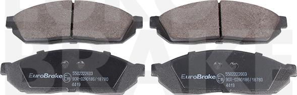 Eurobrake 5502222603 - Komplet Pločica, disk-kočnica www.molydon.hr