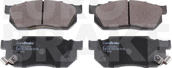 Eurobrake 5502222613 - Komplet Pločica, disk-kočnica www.molydon.hr